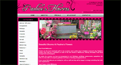 Desktop Screenshot of paulinesflowers.com.au